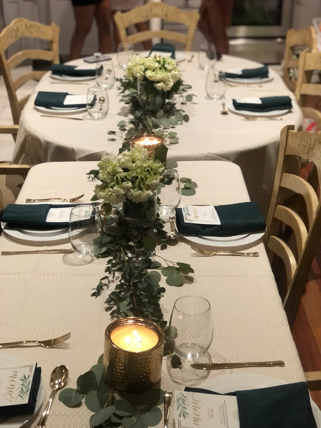 YOUR CHAIR COVERS - Wholesale Dinner & Cloth Napkin - 20 inch Polyester Cloth Napkins Hunter Green (Pack of 10)2