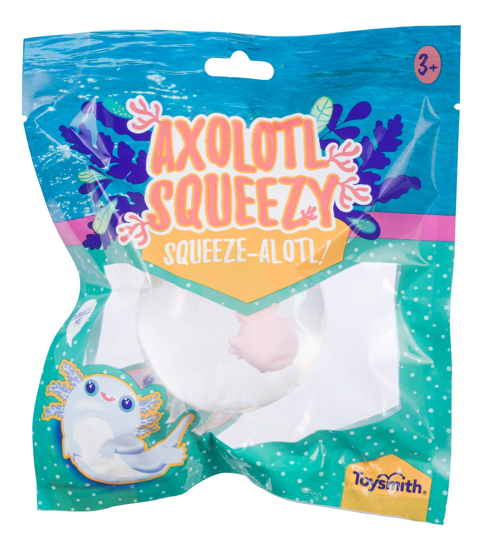 Toysmith - Wholesale Squishy Toy - Kids & Baby - Axolotl Squeeze Ball2