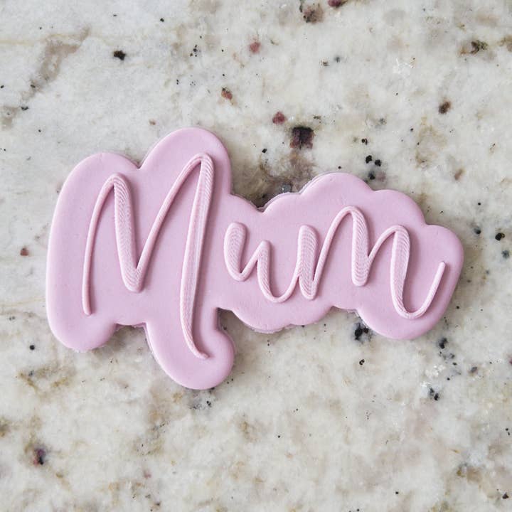 Mum Text Popup & Cutter Prägestempel mit Mottenmotte, Biskuit, Plätzchen für den Großhandel von Cut Bake Stamp