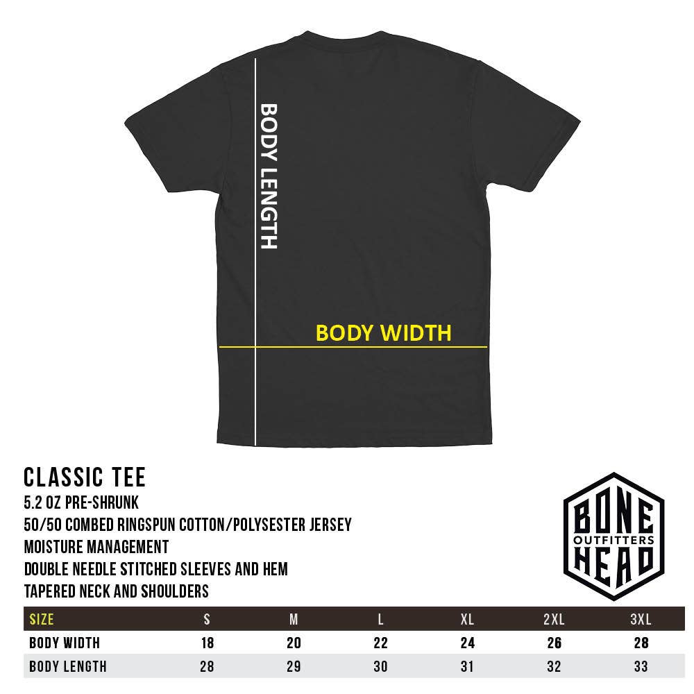 Bone Head Outfitters - Wholesale Screen Printed T-Shirt - Men's - Men's Bone Head Outfitters Jackanope T-Shirt2