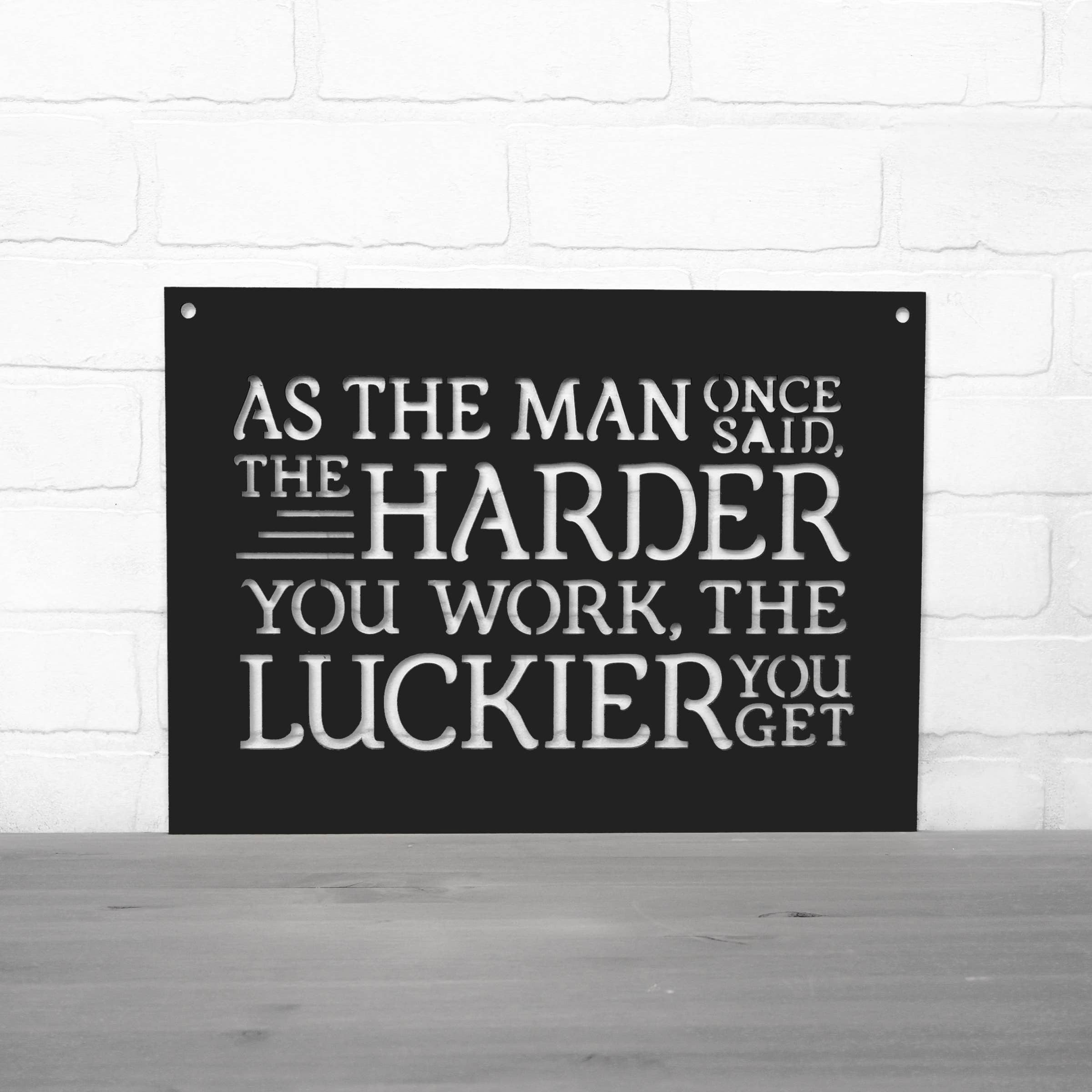 Spunky Fluff - Wholesale Wall Sign - As The Man Once Said Ted Lasso Wooden Quote Sign13
