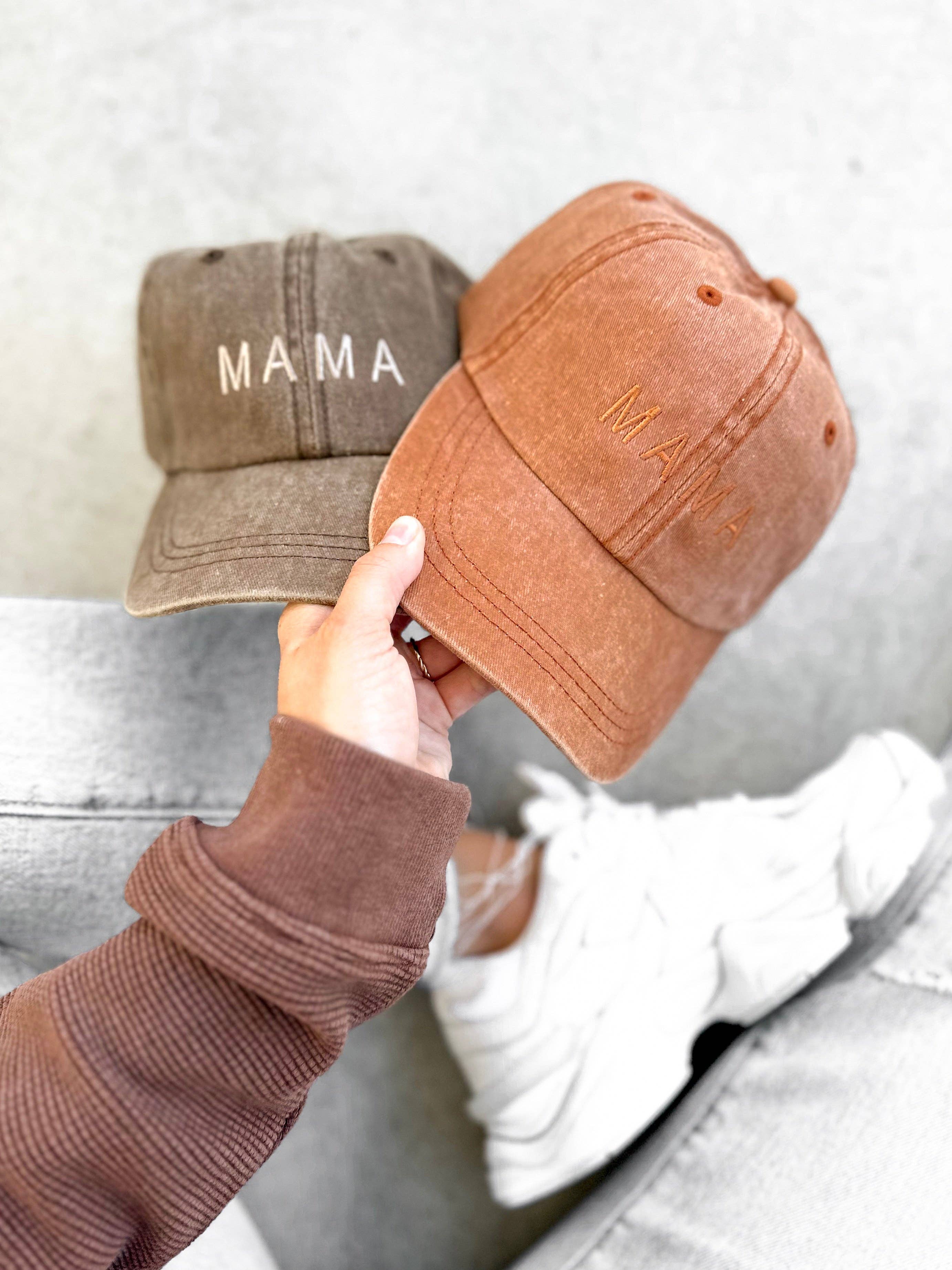 Merce and Company - Wholesale Baseball Cap - Women's - Mama Basic Tonal Embroidered Cap4