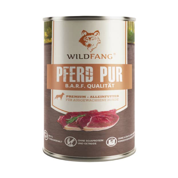 Pure horse wet food - BARF quality for wholesale by WILDFANG