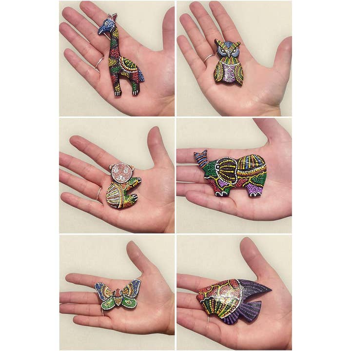 VIE β wholesale Magnet β Vie Naturals Handmade Aborigine Design Animal Fridge Magnet1