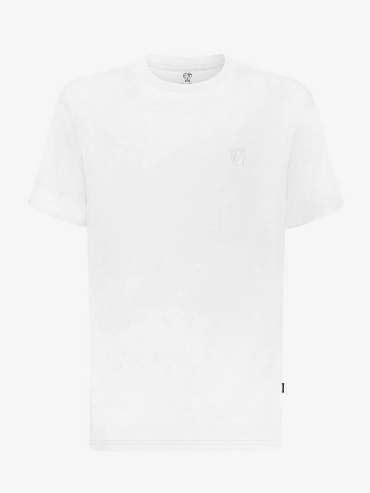 White Logo Stain Resistant T-Shirt for wholesale by DANTE