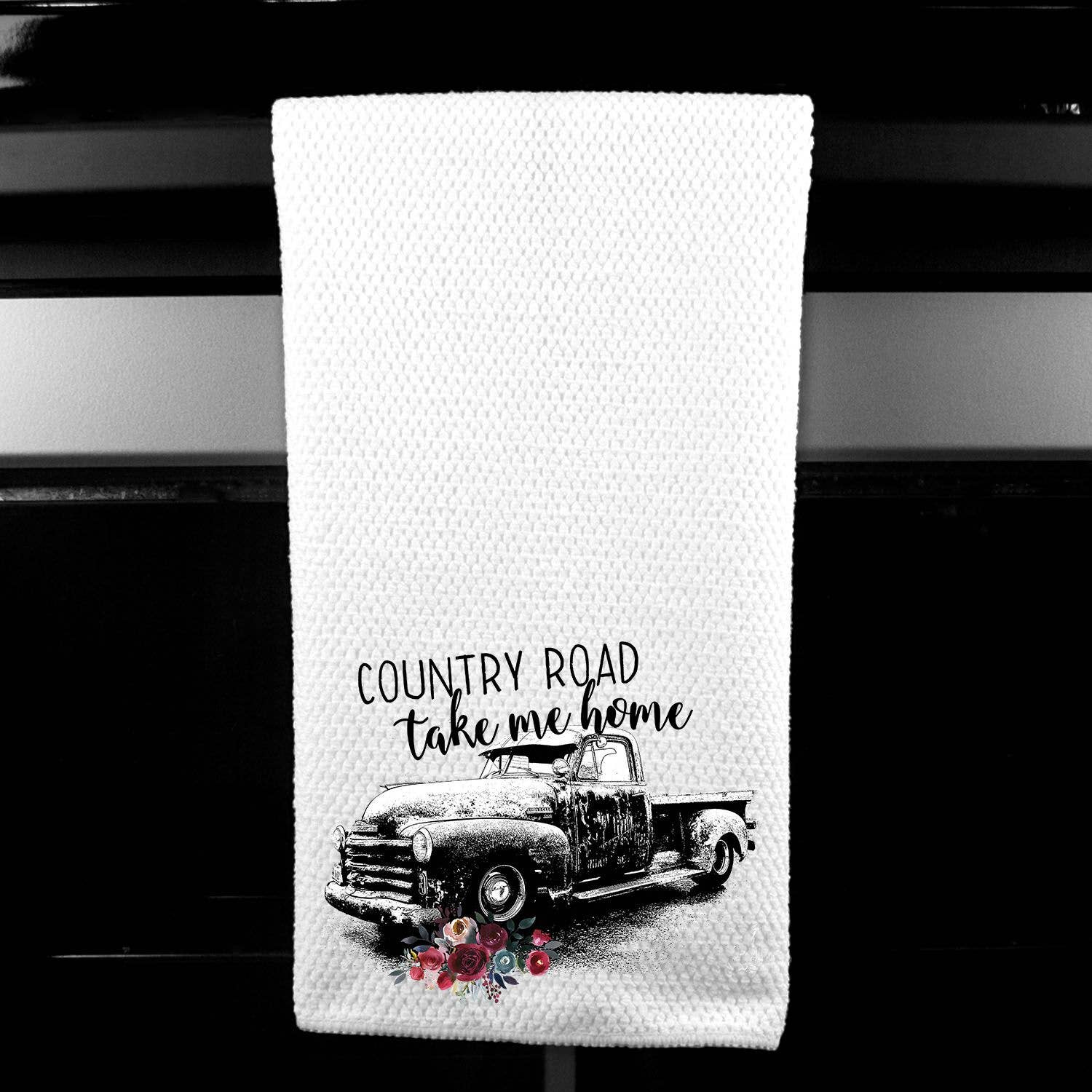 Dasha Alexander - Wholesale Tea Towel - Country Roads Microfiber Towel0