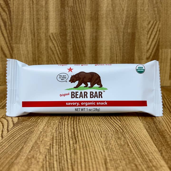 Bear Bar - Wholesale Snack Bar - BEAR BAR, ORGANIC, ORIGINAL 1 OZ - CASE OF 127