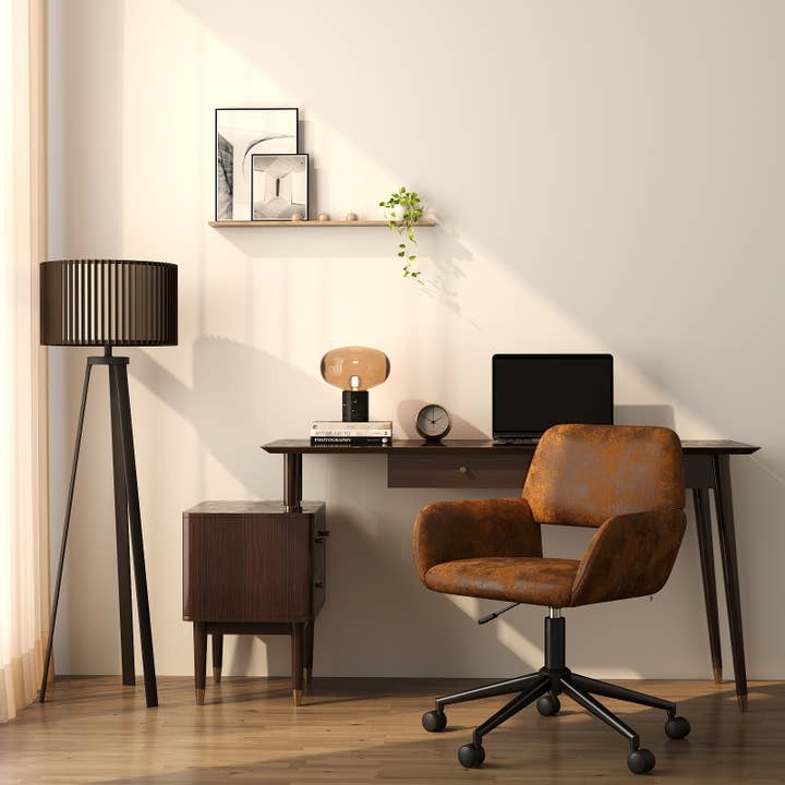 HOMYCASA DESIGN INC - Wholesale Chair - Modern Upholstered Suede Office Chair with Adjustable Height10