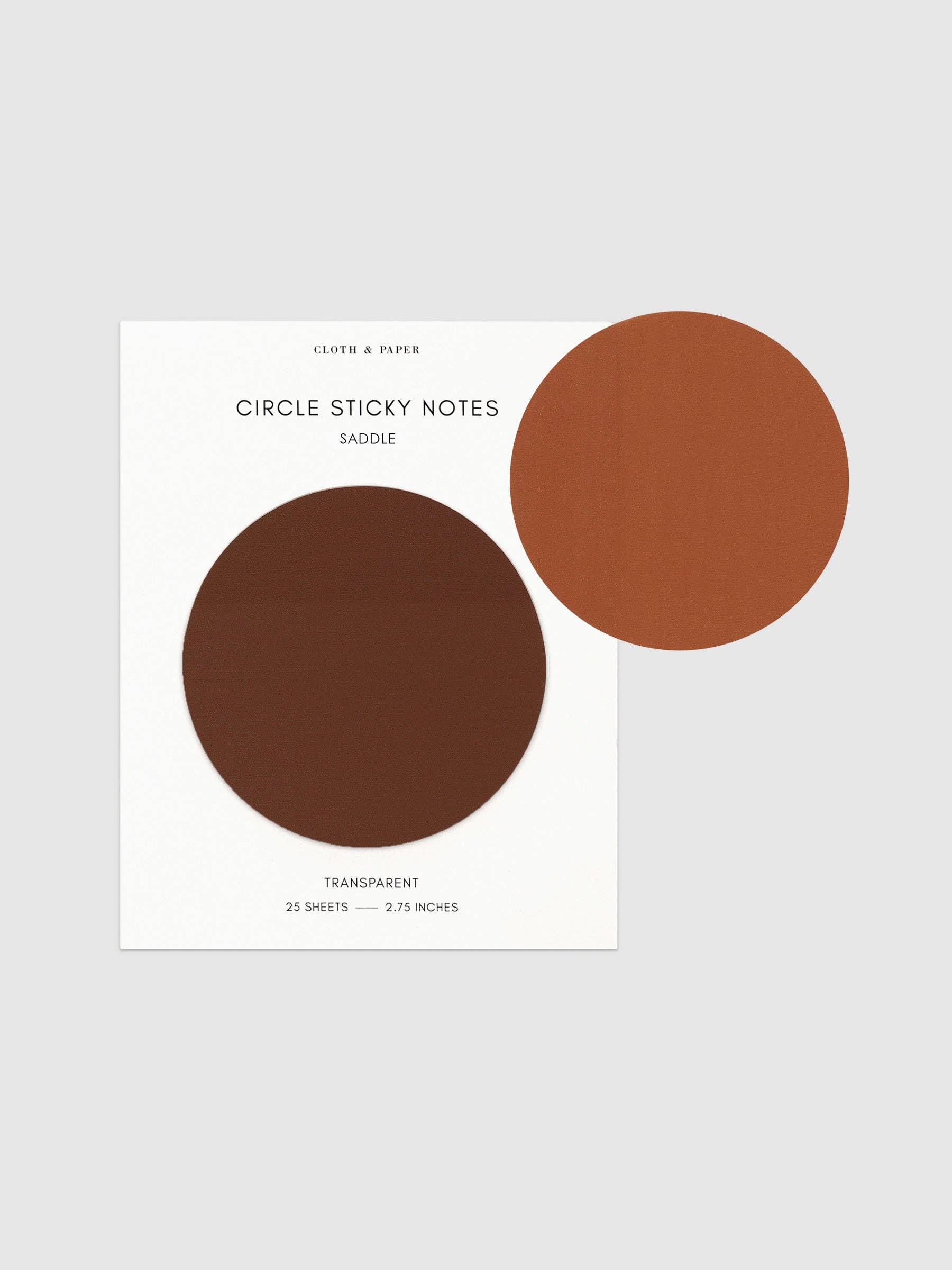 Cloth & Paper - Wholesale Sticky notes - Transparent Circle Sticky Notes31