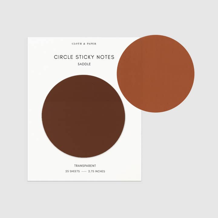 Cloth & Paper - Wholesale Sticky Notes - Transparent Circle Sticky Notes27