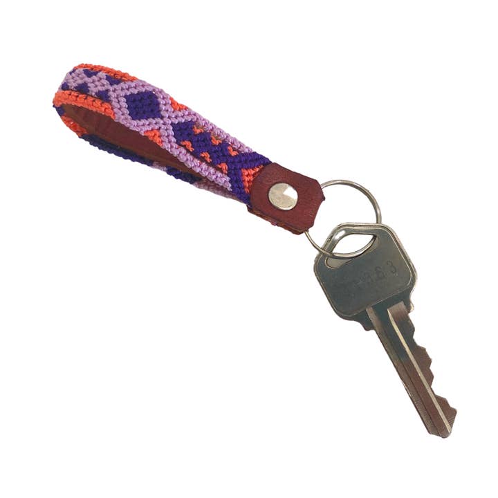Friendship Leather Loop Key Chain Boho Gifts - Mexico for wholesale by Lumily