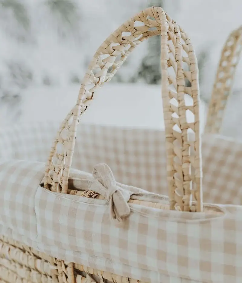 Manufacture des bébés français - Wholesale Bassinet - Baby - Bassinet vichy pebble2