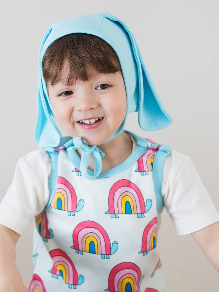 Ameelo - Vente Barboteuse – bébé - Salopette Billie en coton biologique - Tortue arc-en-ciel11