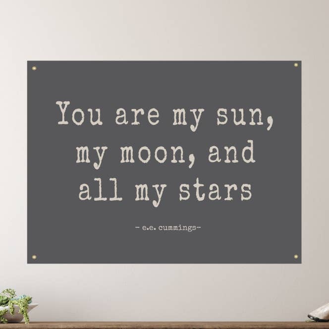 Red Barn Canvas - Wholesale Flag - You Are My Sun, My Moon and All My Stars5