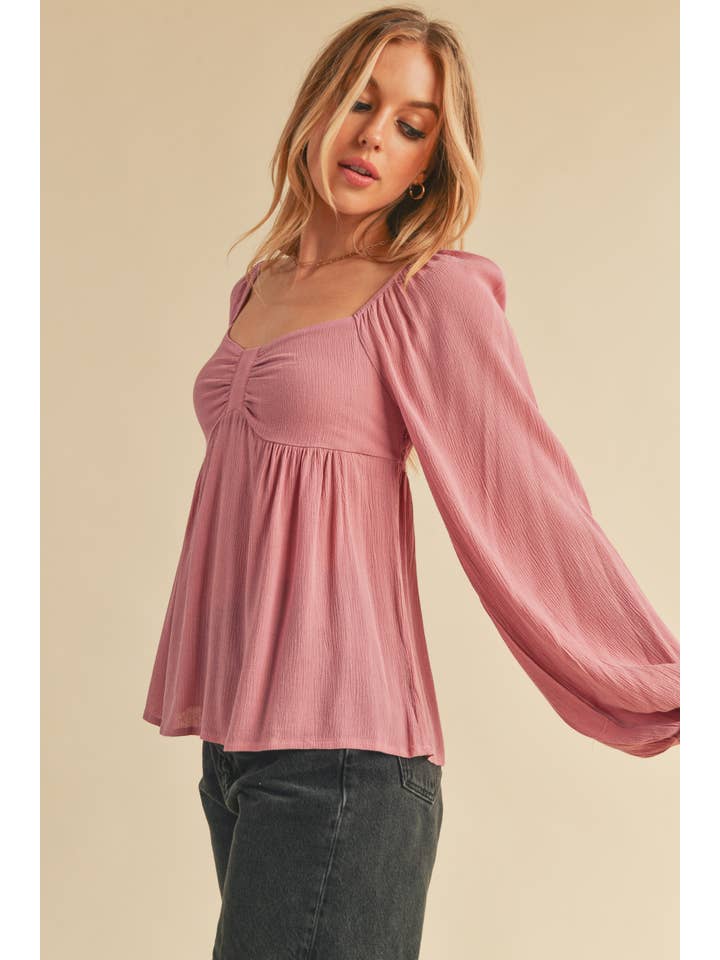 AEMI + CO - Wholesale Blouse - Women's - 8136BK Silvana Top16