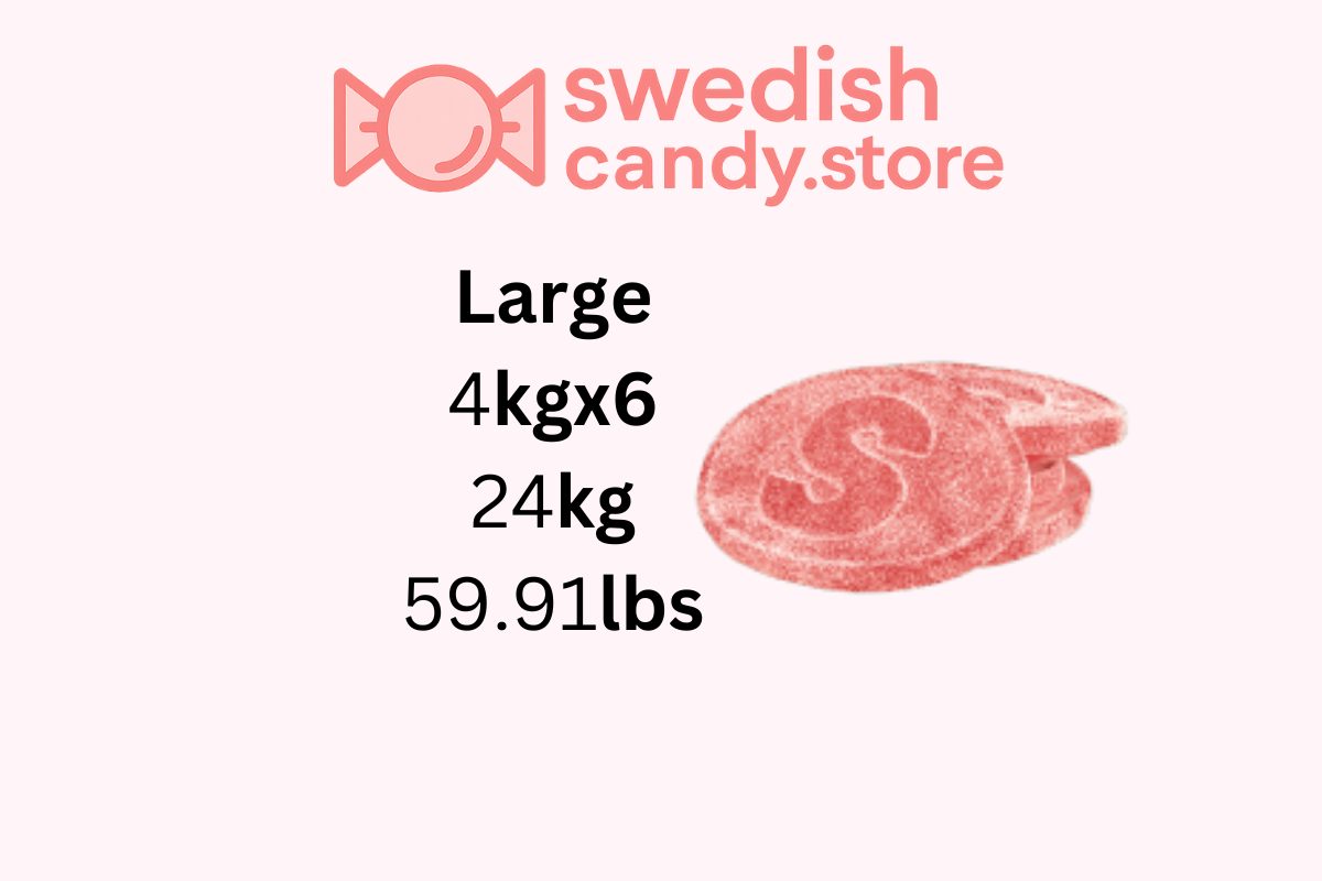 Swedish Candy.Store - Swedish Candy - Vendita all'ingrosso Caramelle gommose - Caramelle Svedesi - S Marke Anguria Vegano 4kg/8,81LB2