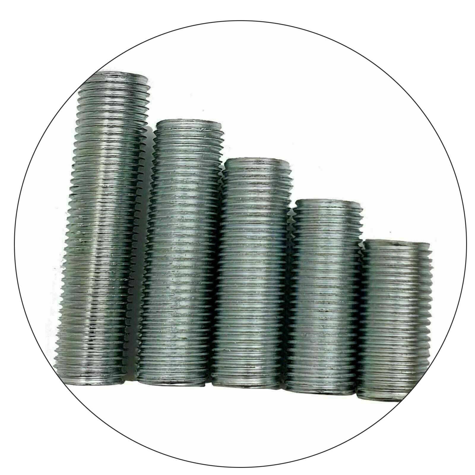 Ledsone - Wholesale Craft Supplies - M10 Threaded Zinc Alloy Pipe Nipple Lamp Repair Part8