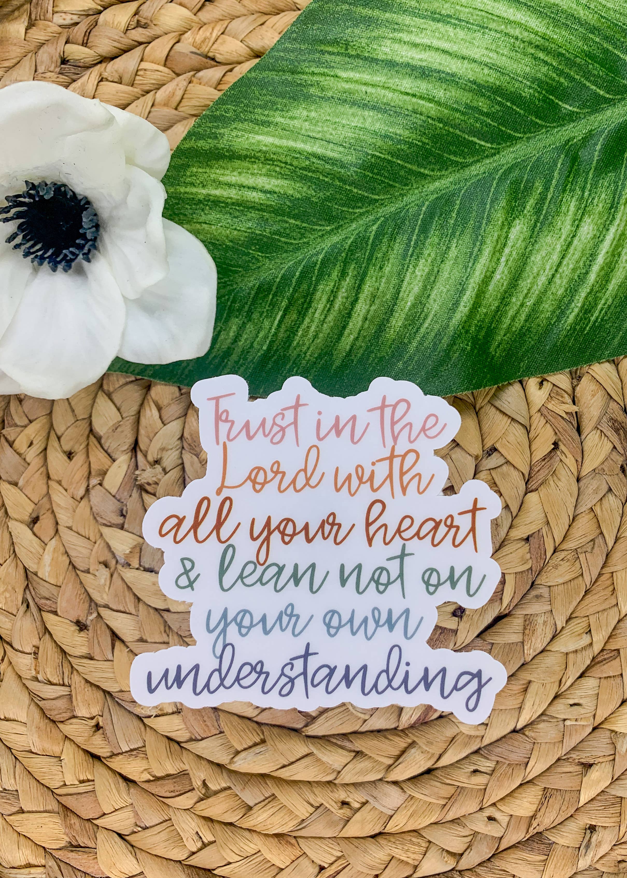 Savannah and James Co - Wholesale Sticker - Trust In The Lord, Vinyl, Sticker, 3x3 inch1