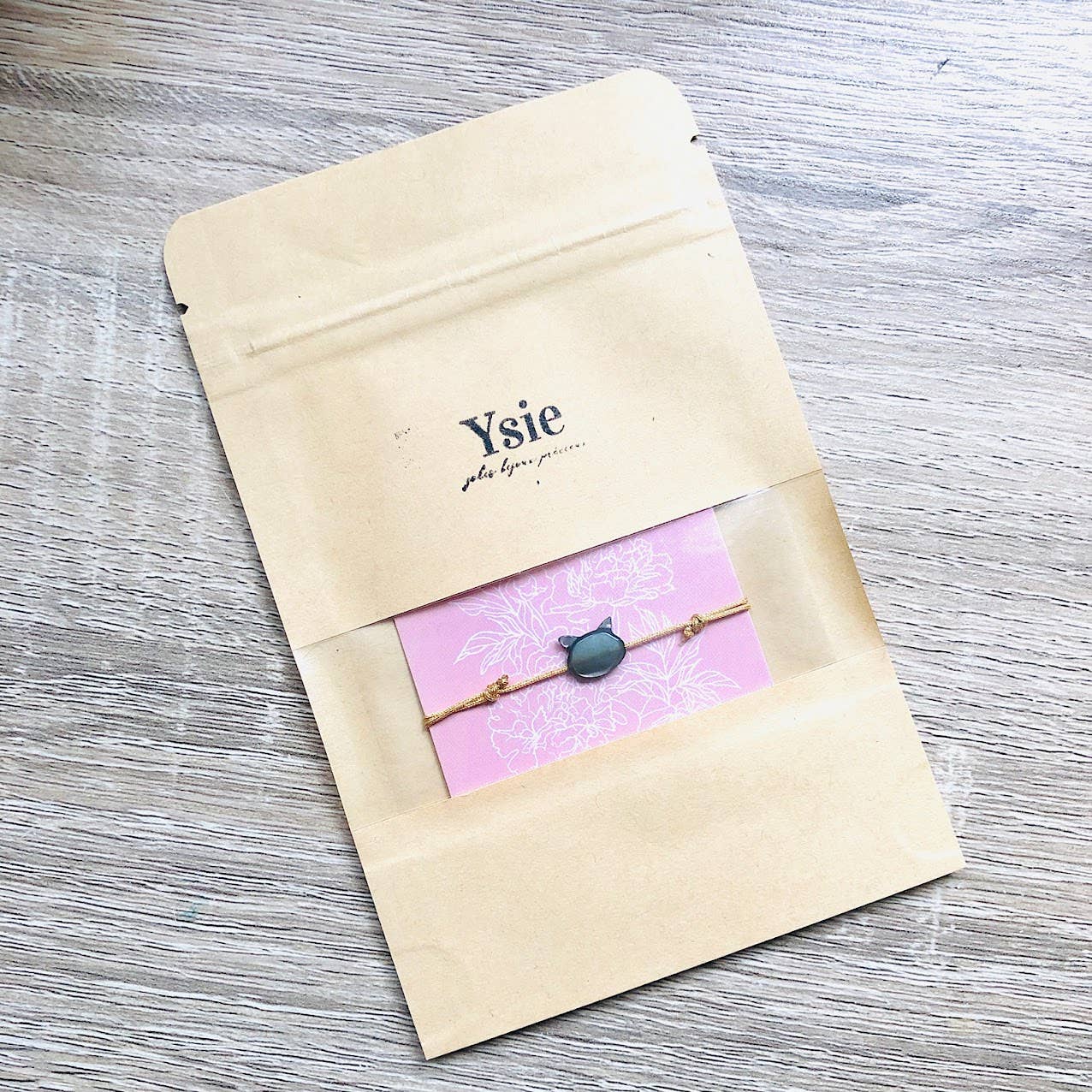 YSIE - Wholesale Beaded Bracelet - Kids - Adjustable cord bracelet for children Mother-of-Pearl Camille10