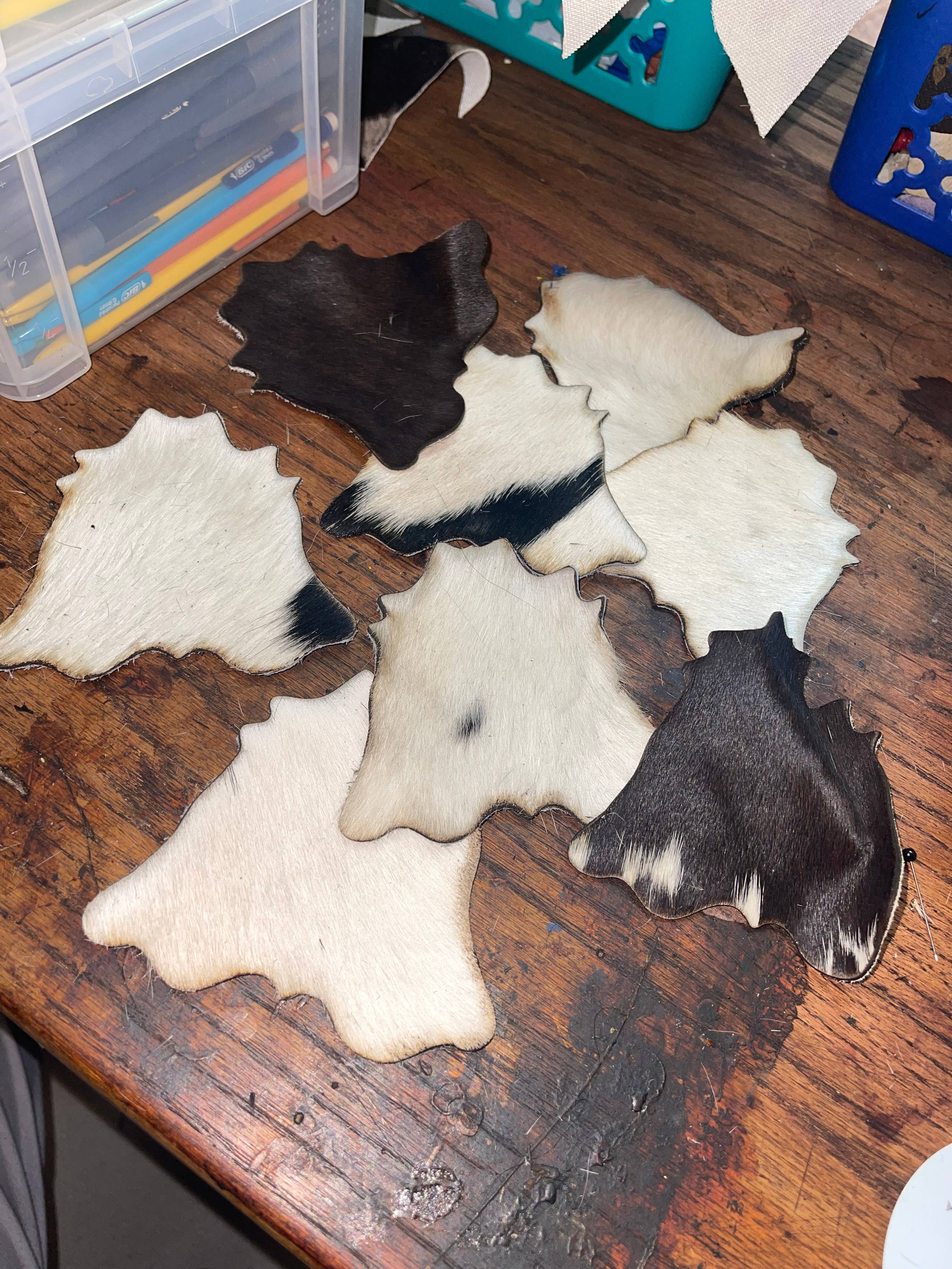 Southern Belles and Shotgun Shells – wholesale Coasters – Western Cowhide Rug Coasters1