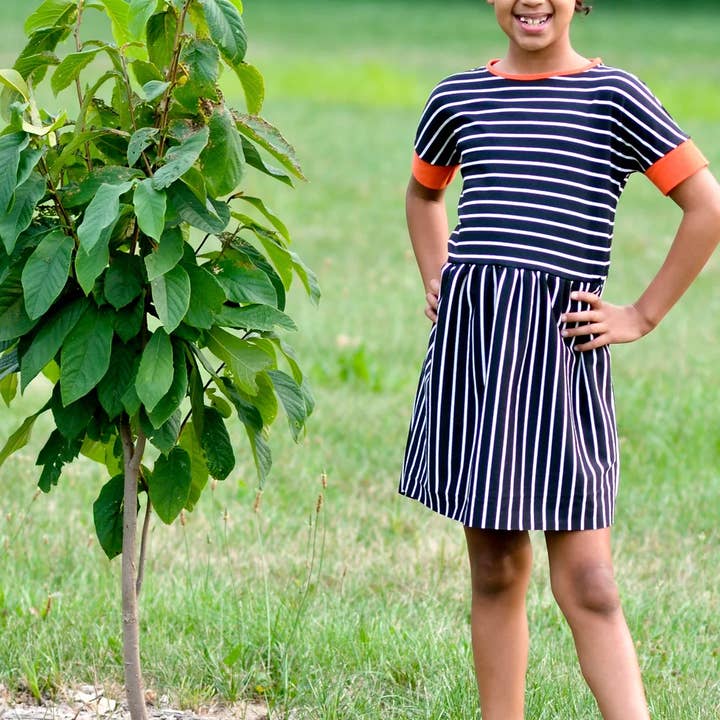 Two Stitches Patterns – wholesale Craft sewing kit – Molly Dress - Sewing Pattern for Childrenswear2