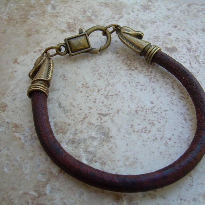 Urban Survival Gear USA - Vente Bracelets à breloques/pendentifs - Bijoux pour chevaux, bracelet en cuir, bracelet pour cheval, pour hommes, femmes, unisexes, équins, équestres, bijoux, cadeau, bracelet1