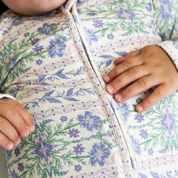 Motette - Wholesale Sleepsuit - Baby - Spring Cascade Bamboo Sleeper