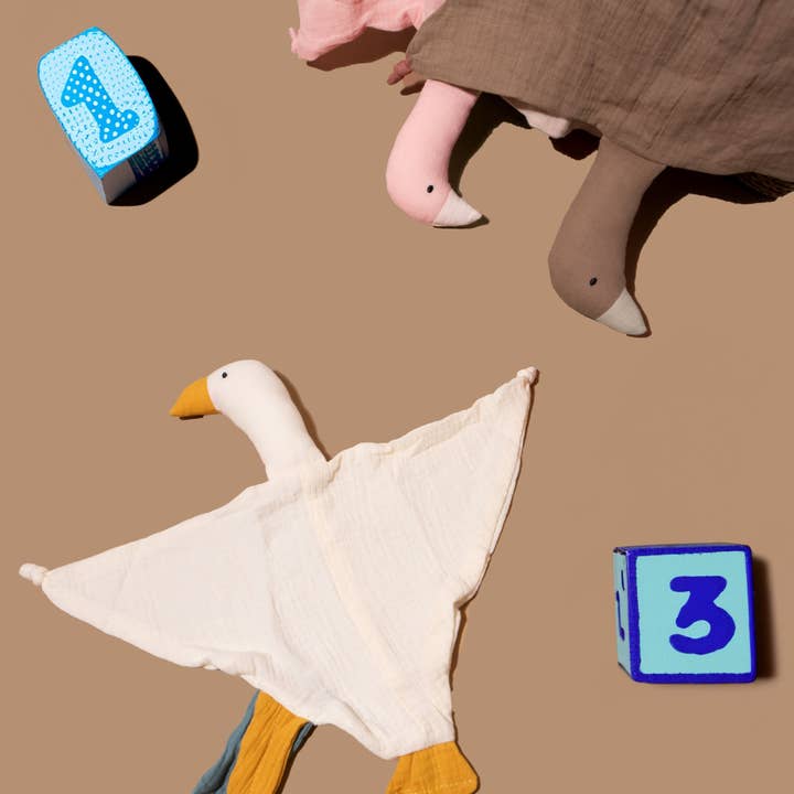 Zoe Sage - Wholesale Bedding Blanket - Kids & Baby - Goose Comforter Baby Security Blanket - Parchment7