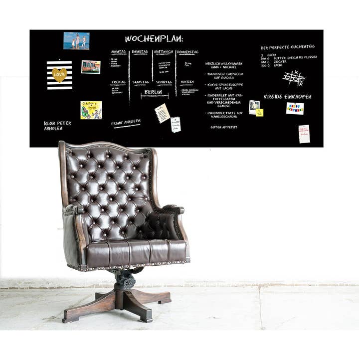 Queence - Wholesale Magnet Board - Magnetic blackboard film - black13