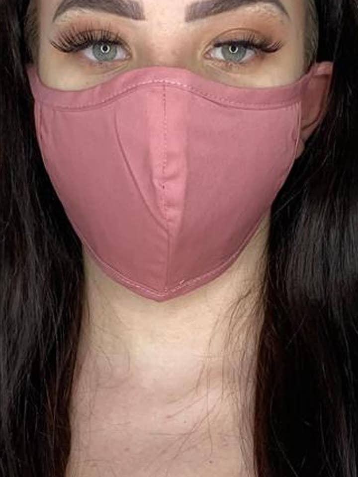 Rose Fitted Fashion ansiktsmask med filter för wholesale av TheBritishMask
