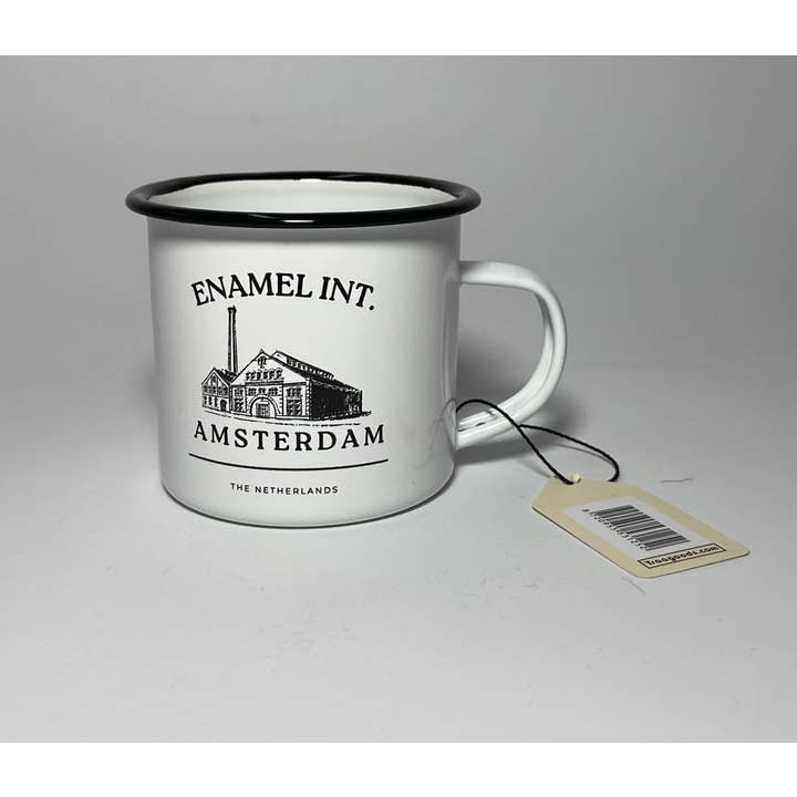TRAAGOODS.COM - Venta al por mayor Taza - Taza esmaltada White Enamel Factory Amsterdam