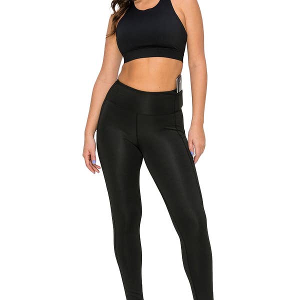 Damen-Leggings mit hoher Taille, Laufhose mit Taschen für den Großhandel von Sierra Socks