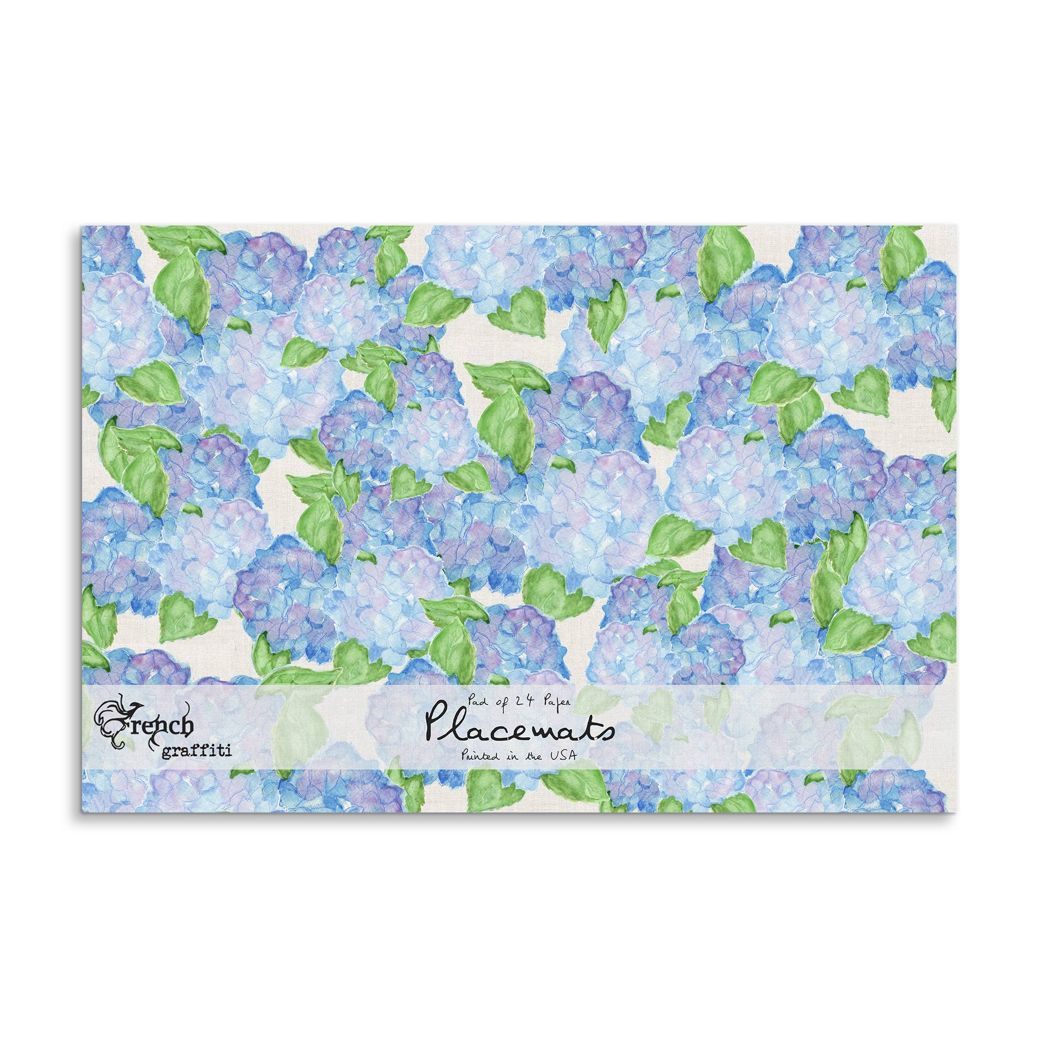 French Graffiti - Vendita all'ingrosso Tovagliette monouso - Tovagliette in carta Hydrangea Bouquet1
