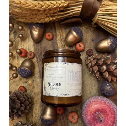 Sacred Lore – Vela em jarro/copo por atacado – Vela de Biblioteca Oculta, Vela Literária, Presente para Amantes de Livros7