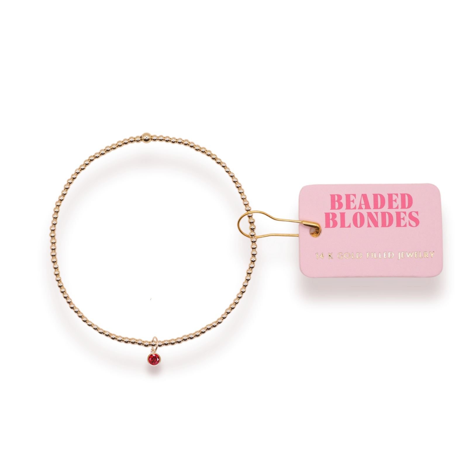 Beaded Blondes - Wholesale Charm/Dangle Bracelet - Pack of 12: Birthstone Charm Bracelets4