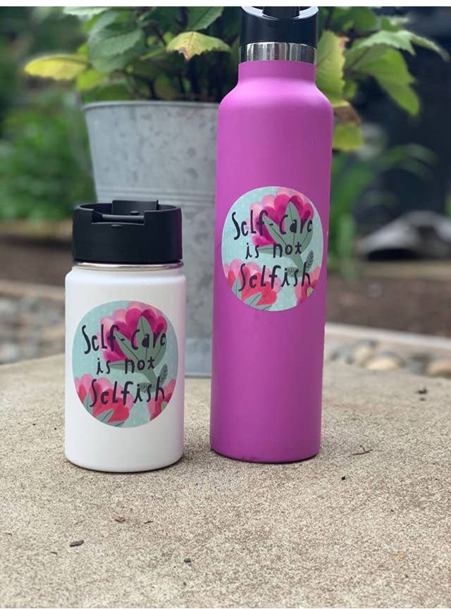 Honeyberry Studios - Wholesale Sticker - Self Care is Not Selfish Sticker1
