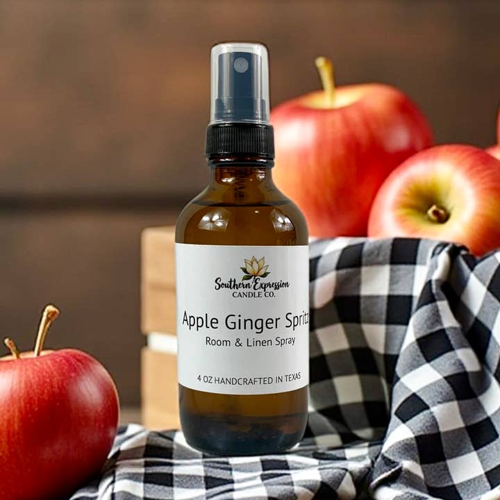 Spray de Quarto e Linho de Maçã e Gengibre por atacado de Southern Expression Candle Co.