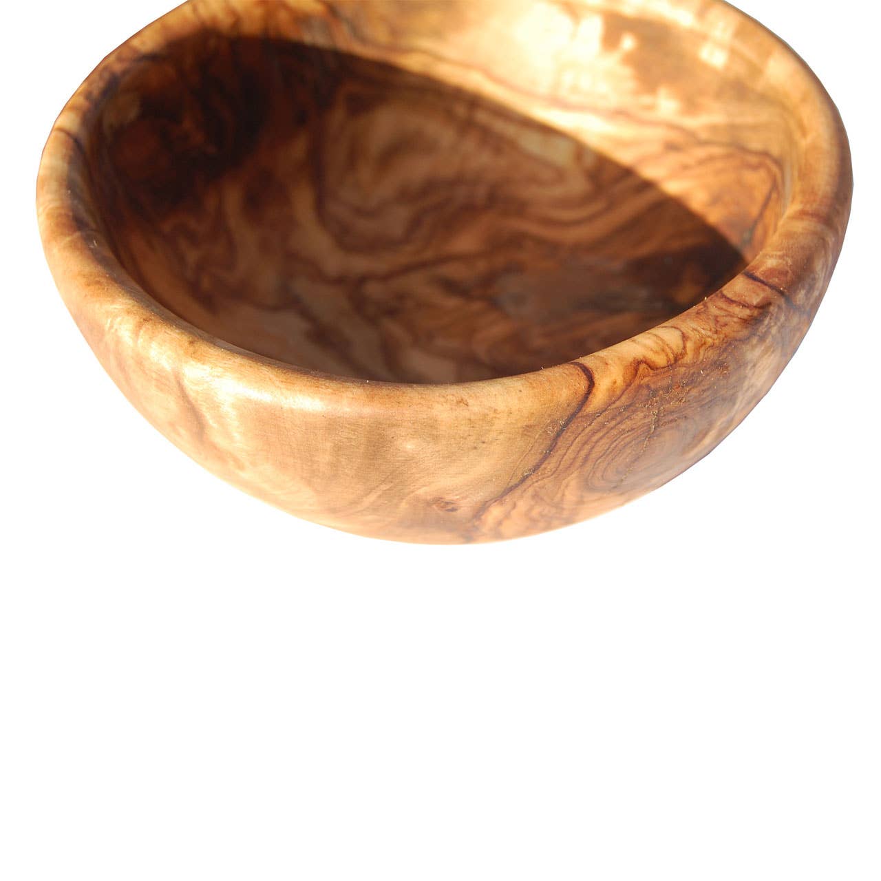 olivenholz-erleben - Vente Bol - Bol en bois d’olivier naturel 14 cm sans cuillère2