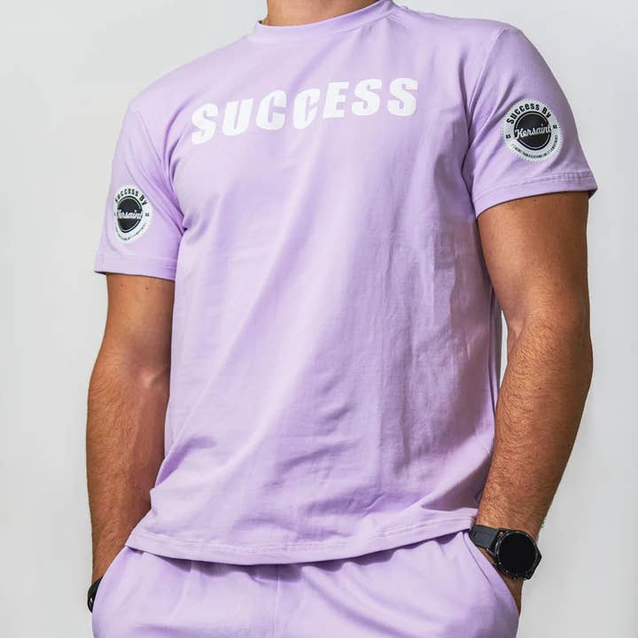 Purple Short Set for wholesale by Success By Kersaint