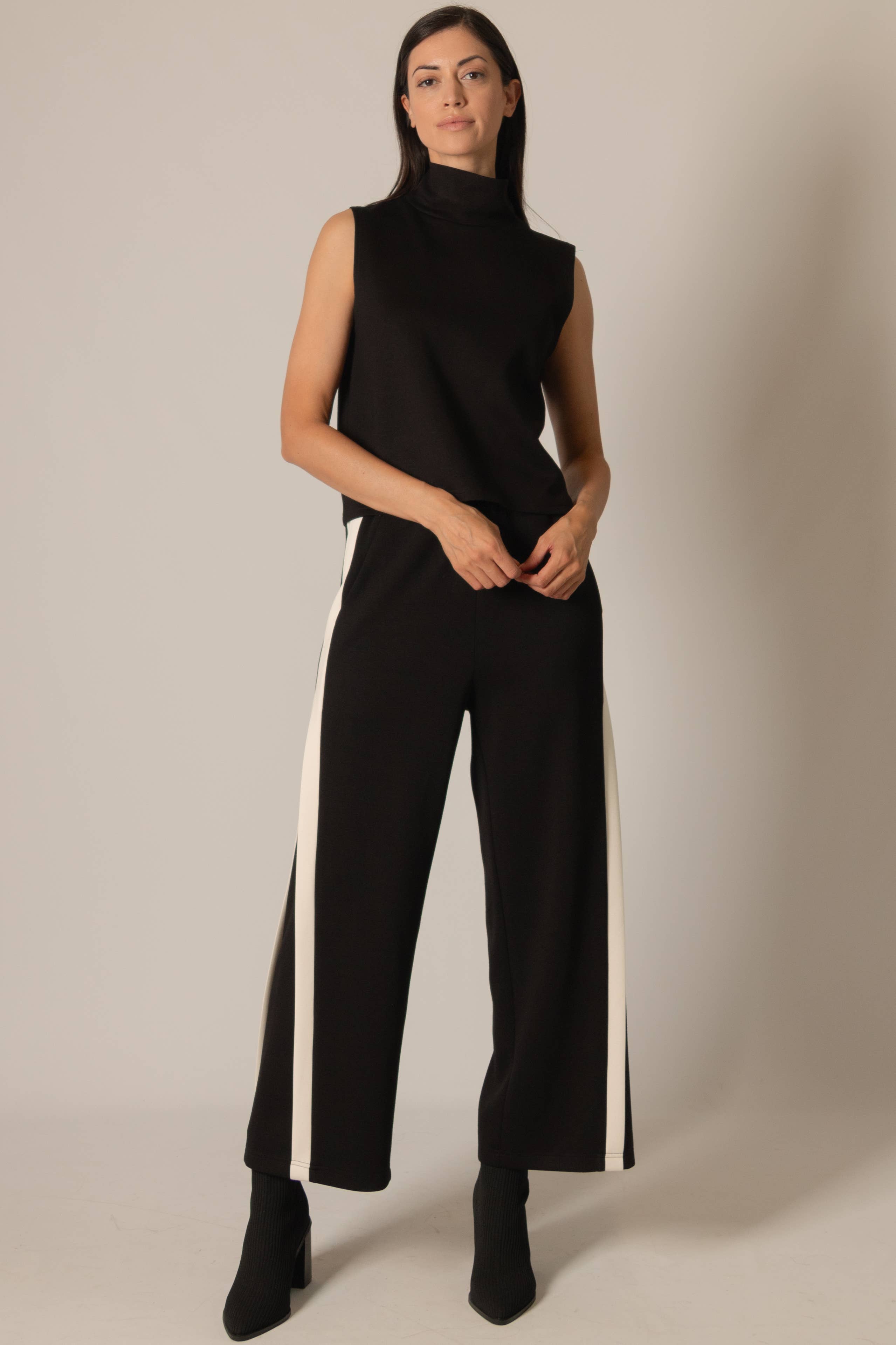 P. CILL - Wholesale Knit Top - Women's - P. CILL Butter Modal Cowl Neck Sleeveless Top11