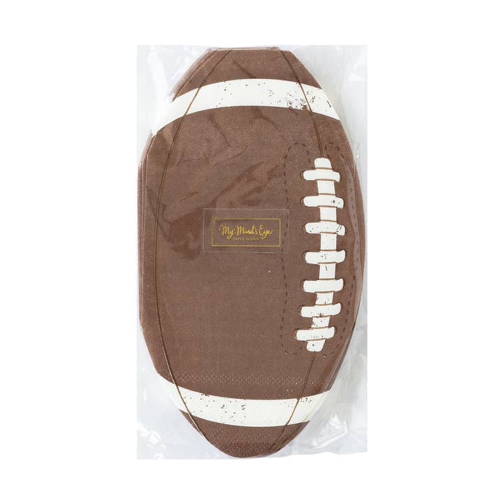 FTB939 - Tovagliolo da Cena di Carta a Forma di Pallone da Calcio per la vendita all'ingrosso da parte di My Mind’s Eye