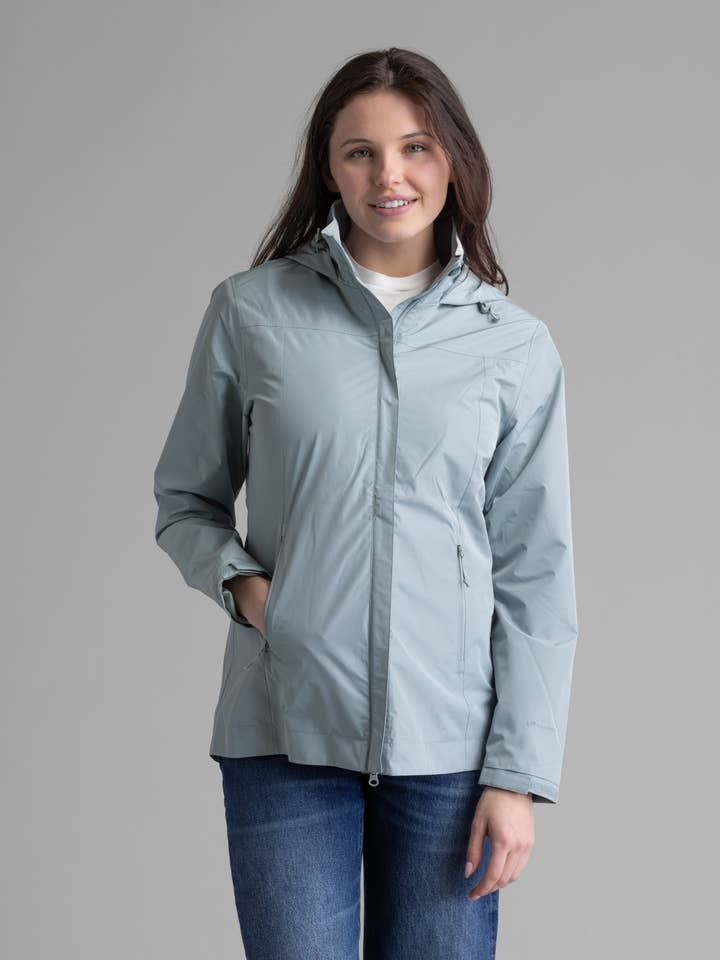 Women's Nimbus Taped Seam 2L RainShell for wholesale by LIV Outdoor