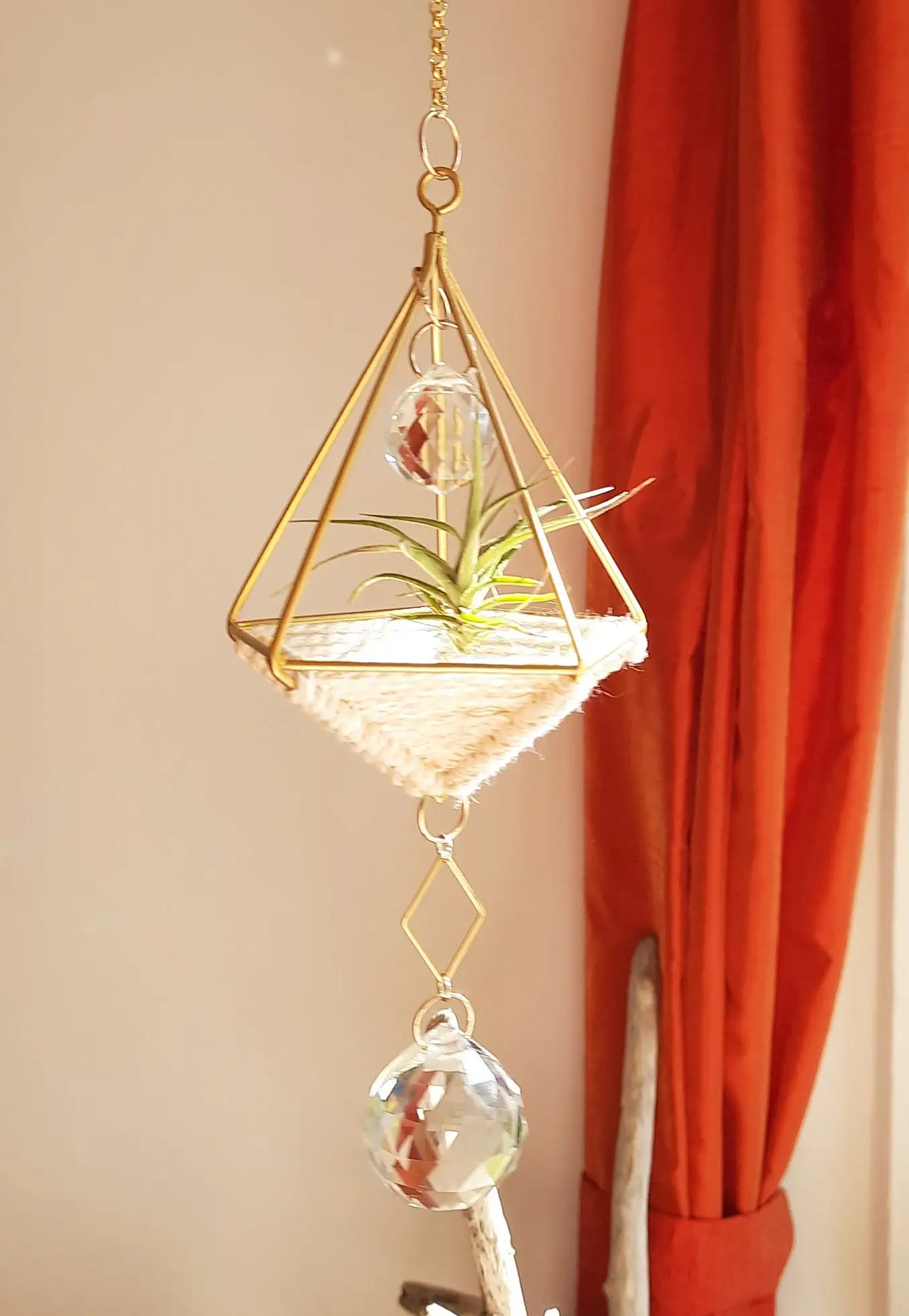 Salut Boho - Vendita all'ingrosso Acchiappasole - Porta Piante d'Aria con Cristalli Prism Rainbow Maker e Decorazione Suncatcher5