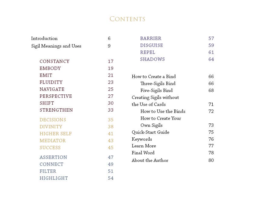 REDFeather – Engroshandel Tarotkort – Sigils: Et værktøj til manifestation og empowerment10