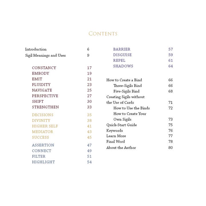 REDFeather – Engroshandel Tarotkort – Sigils: Et værktøj til manifestation og empowerment10