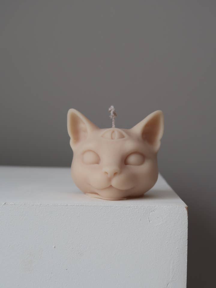 Mystical evil eye cat candle | Halloween | Autumn decor for wholesale by Jeune Home