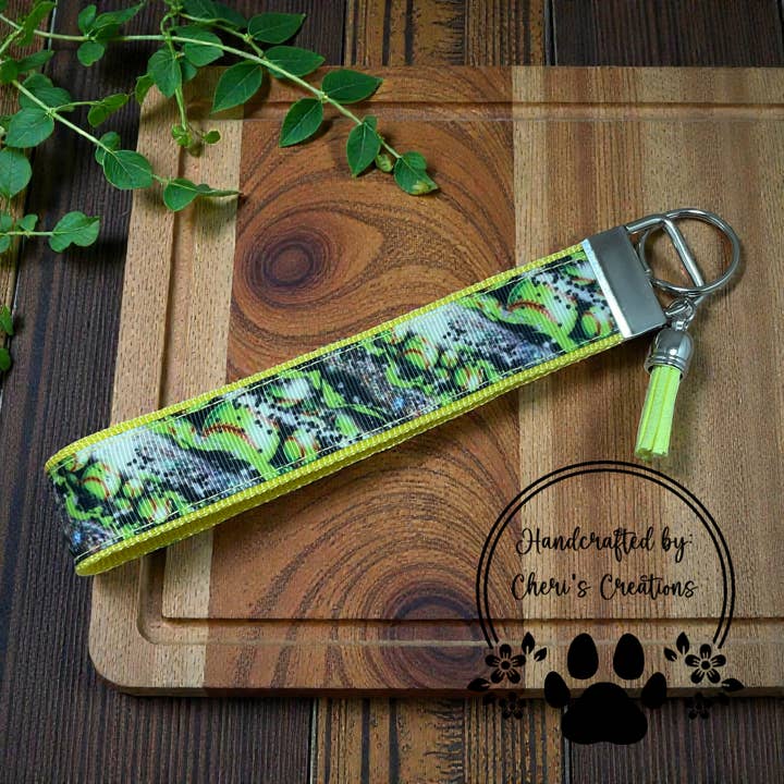 Wristlet Keychain - Softball Fan Key Fob for wholesale by Cheri's Boutique Supplies