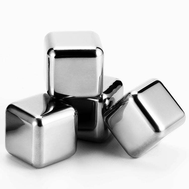 VIGOR - Wholesale Drink Chilling Cubes - Stainless Steel Reusable Ice Cubes with Barman Tongs8