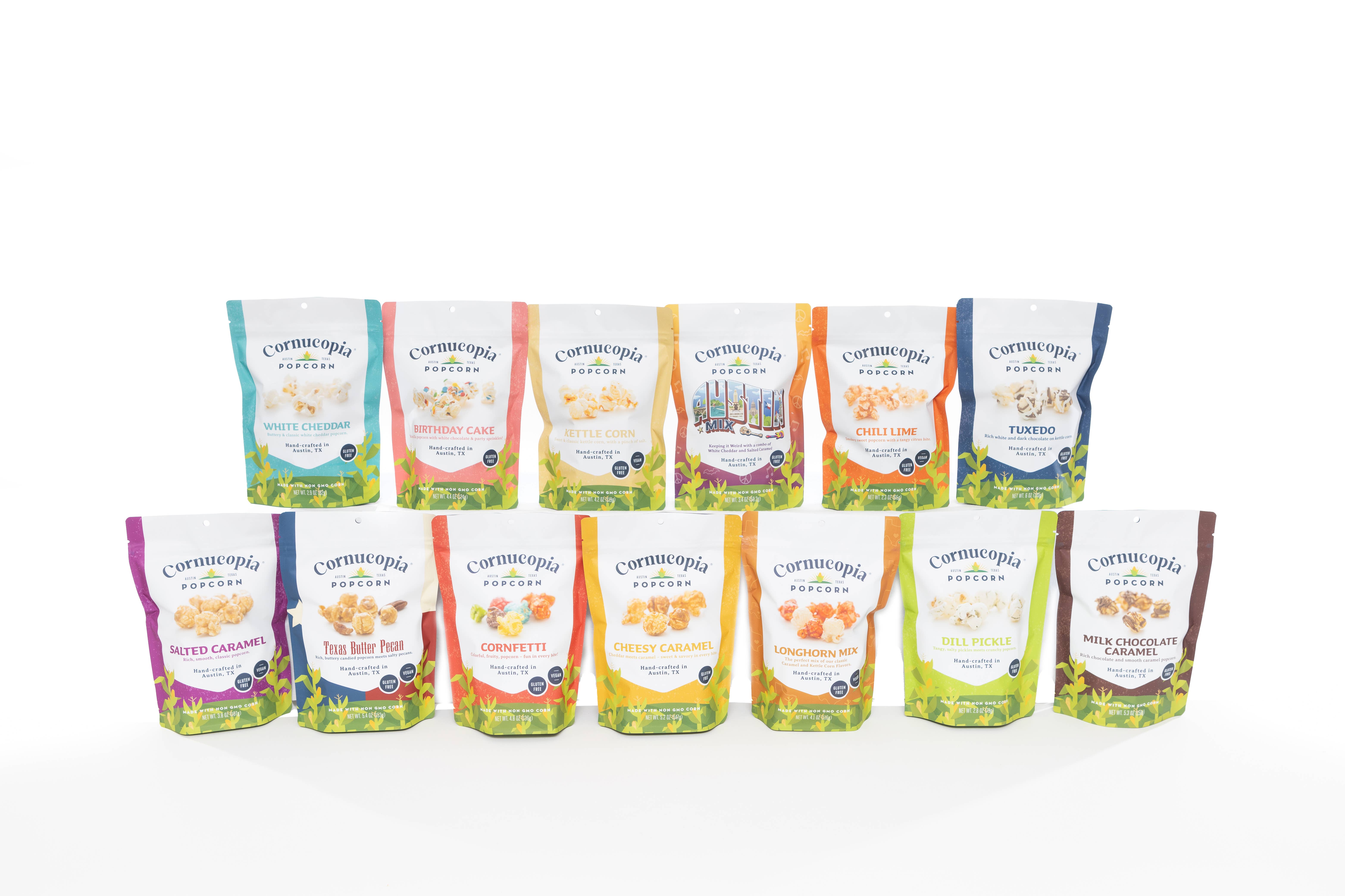 Cornucopia Popcorn - Wholesale Popcorn - Longhorn Mix Popcorn (V & GF) Signature Bag5