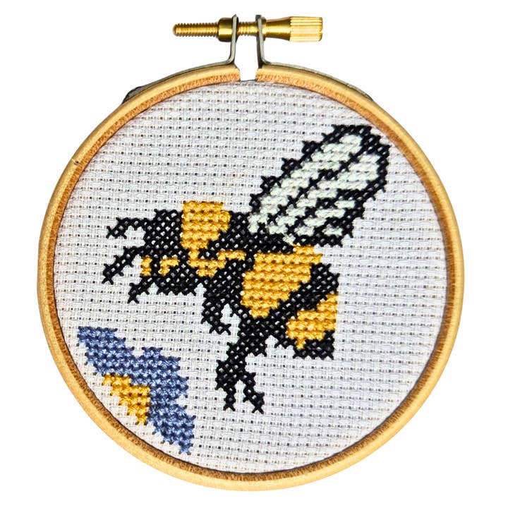 Mini Bee Cross Stitch Kit for wholesale by Paraffle